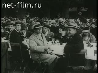 Footage International cinematic Congress in Paris. (1920 - 1929)
