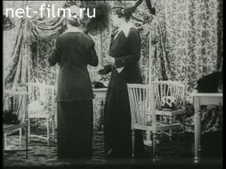 Footage Fashion show in Paris. (1910 - 1919)