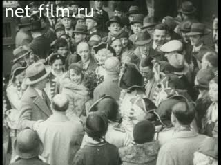 Сюжеты Французская актриса Мистенгетт на берлинском вокзале. (1930 - 1939)
