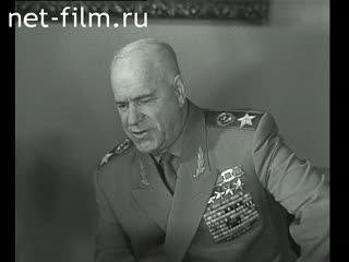 Film Marshal Zhukov talks about the Battle of Moscow.. (1969)