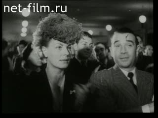 Footage French actresses' performance in Germany. (1940 - 1944)