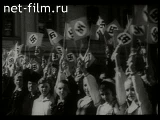Footage Rosenberg's visit to Latvia. (1941 - 1944)
