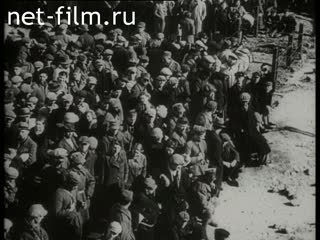 Footage Nazi terror in Poland. (1939 - 1945)