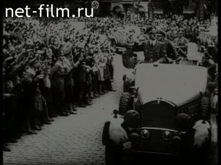 Footage A. Hitler's visit to Gdansk. (1939)