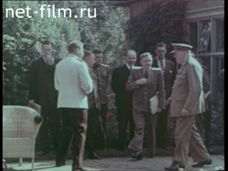 Footage The Potsdam Conference. (1945)