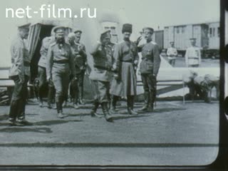 Footage General Alekseev MV during an inspection trip. (1914 - 1916)