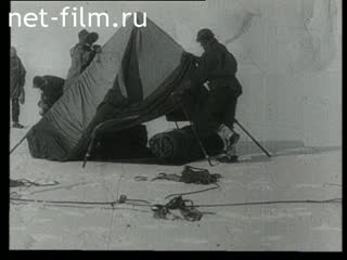 Footage Robert Scott expedition to the South Pole. (1911 - 1912)
