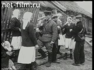Footage Soviet partisans. (1942)