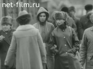 Newsreel Enisei River's Meridian 1987 № 12 Cooperatives: Pros and Cons