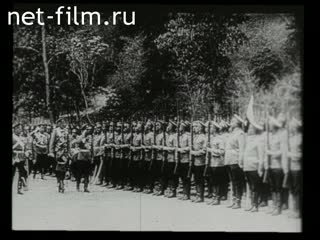 Footage Russian Imperial Army. (1912 - 1914)
