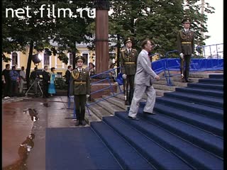 Footage Closing the XX anniversary of the Moscow International Film Festival. (1997)