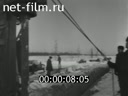 Footage Construction of gas pipeline Urengoy-Gryazovets. (1979)