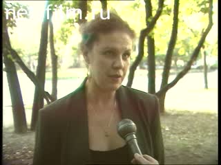 Footage Writer Alexandra Marinina, interviews. (1995)