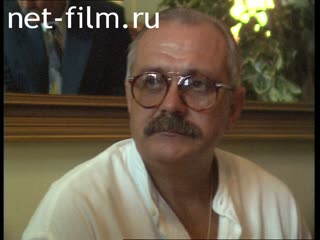 Footage Nikita Mikhalkov, interviews MIFF XIX. (1995)