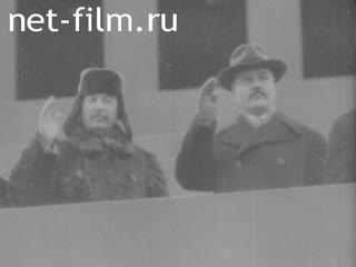 Footage Celebrating the 22th anniversary of the October Revolution. (1939)
