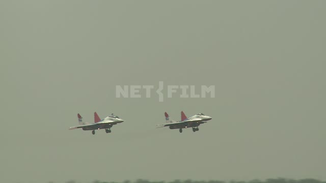 Two "Swifts" approach. Aircraft fighter