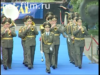 Footage Military brass band. (2003)