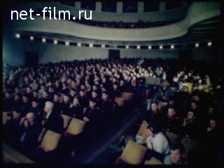 Newsreel Soviet warrior 1990 № 4 The Minsk meeting. . . Pages Film Festival.