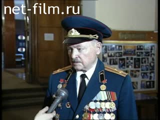Footage Zharikov Andrey Dmitrievich, interviews. (1996)