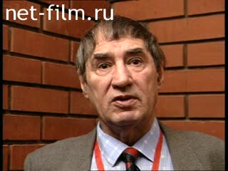 Footage Spartak Mishulin interviews. (1996)