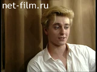 Footage Sergei Bezrukov, interviews. (1995)