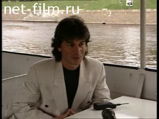 Footage Oleg Gazmanov, interview. (1995)