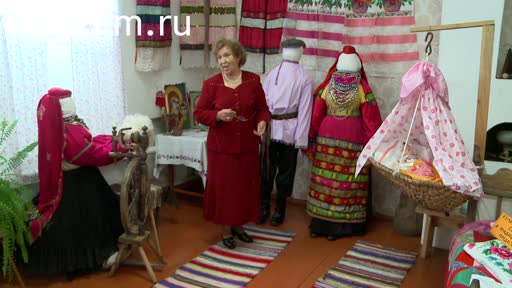 Footage The museum in the village of Wolf, Lipetsk region.Trinity.. (2012 - 2013)