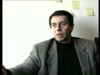 Footage Ivan Dykhovichny interview. (1995)