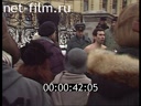 Footage Alexander Brener carries out the action on the Red Square. (1995)
