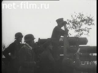 Footage The offensive of the Wehrmacht on the Eastern Front. (1941)