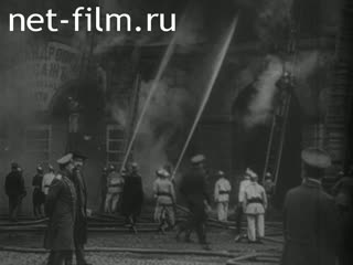 Footage Fire Alexander's passage and the Maly Theater. (1914)