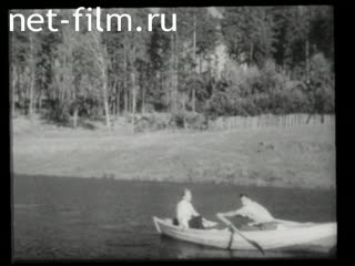Footage Zvenigorod district, Moscow region. (1949)