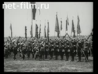 Footage The maneuvers in the Red Selo. (1911 - 1912)