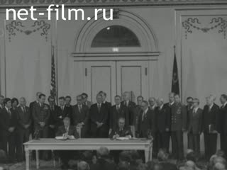 Footage The signing of the agreement SALT-2. (1979)