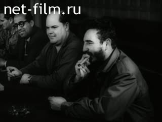 Footage Fidel Castro in Moscow. (1963)