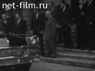 Сюжеты Встреча Хрущева Н.С. и Кеннеди Дж. в Вене. (1961)
