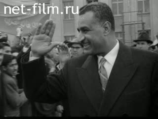 Footage Arrival in Moscow, GA Nasser. (1958)