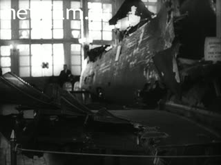 Footage The exhibition remains of a US spy plane U-2. (1960)