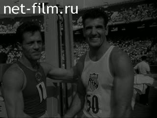 Footage Competitions in athletics between the USSR and the United States. (1959)