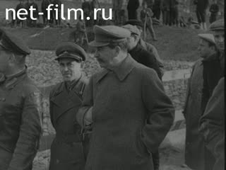 Footage Channel "Moscow-Volga". (1937)