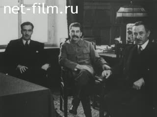 Footage Visit of Anthony Eden to Moscow. (1935)