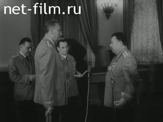 Footage The awards to generals and admirals of the Soviet Union. (1967 - 1969)