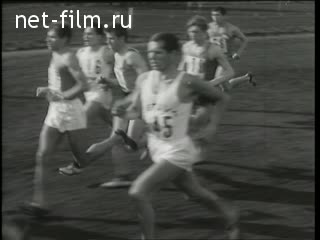 Киножурнал Советский спорт 1968 № 5 Кросс миллионов. Юные гимнастки. Путь к рекорду. Парад граций.