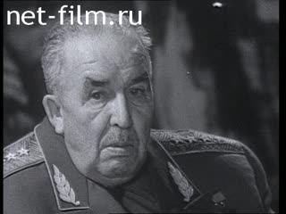 Film Battle of Leningrad. 1941-1944 year. (Interview with warlords). (1974)