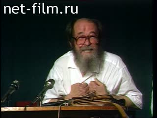 Footage Alexander Solzhenitsyn in Rostov-on-Don and Novocherkassk. (1994)
