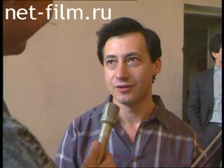 Footage Vladimir Spivakov about participation in a concert with Mstislav Rostropovich. (1990)