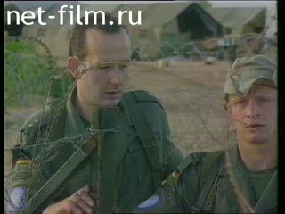 Footage UN Peace Mission in Somalia.Participation of the German military contingent.. (1992 - 1995)