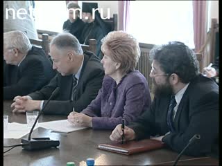 Footage Round table on the theme: "culture, education, religion". (2004)