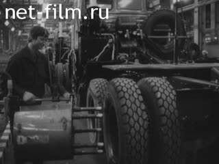 Film Technical operation of KAMAZ vehicle. (1977)