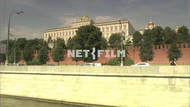 View of the Kremlin and the Kremlin embankment from the movement of the ship The Kremlin.
The...
